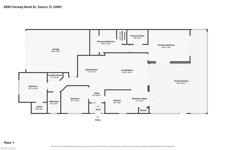 8595 Fairway Bend Dr, Estero, Florida 33967