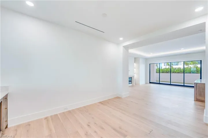 Spacious formal dining room that flows into the great room and kitchen