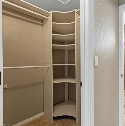 1 of 2 walk in closets master BR