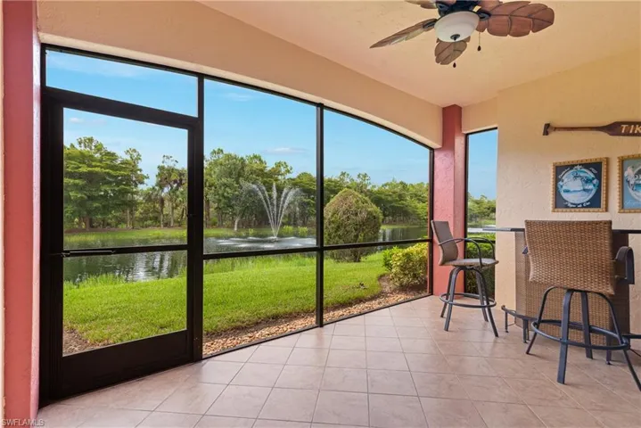 Screened & Tiled Lanai with the Southern exposure.