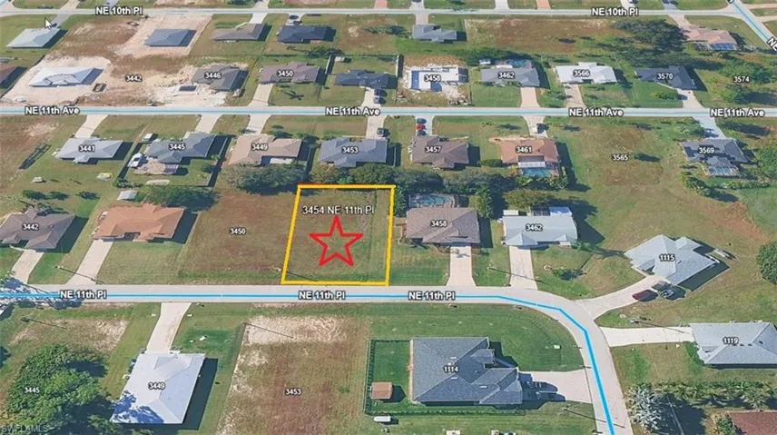 Map / location featuring property parcel outlined