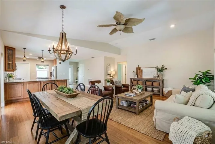 Dining/Living Virtually Staged