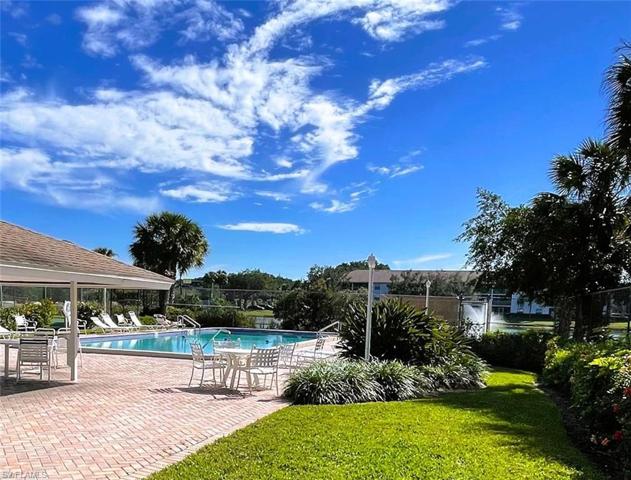 Lakeside pool, sun deck and pavilion with restrooms...literally steps from the condo