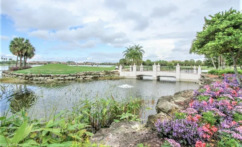 Water and bridge from #18 to clubhouse