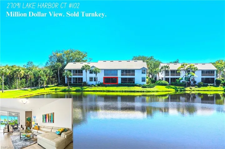 The last building in Harbor Lakes. A VERY special unit and community. Watch the birds pass by, the alligators sun, and the ospreys hunt.