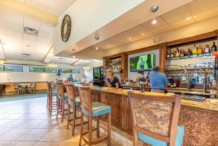 Bar in the Tee Room Restaurant