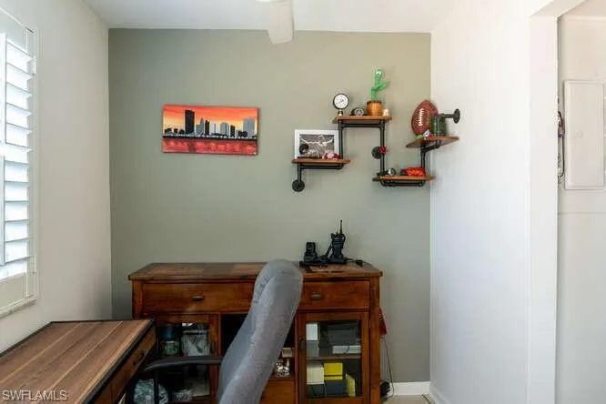 View of office area