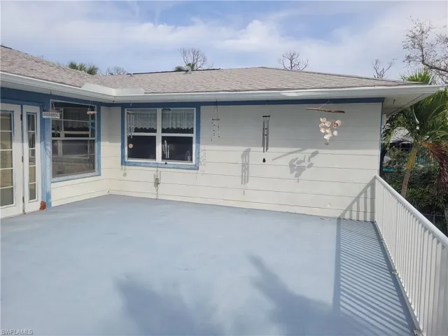 Deck has electric for a spa.