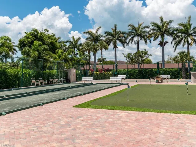 BOCCE & PUTTING GREEN & SHUFFLEBOARD INbackground