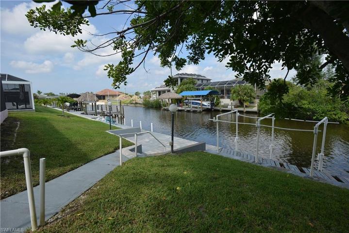 Walkway to dock.
