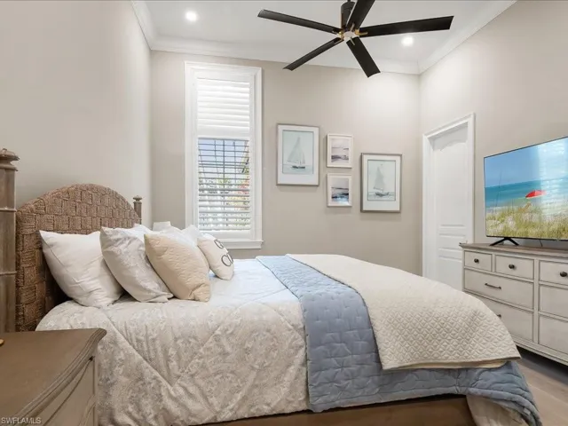 Guest Bedroom with ensuite bathroom.