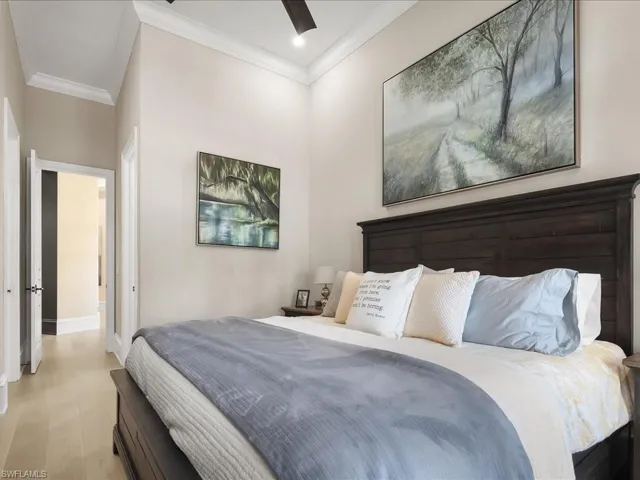 Second Guest bedroom with ensuite bathroom and European White Oak wood flooring.