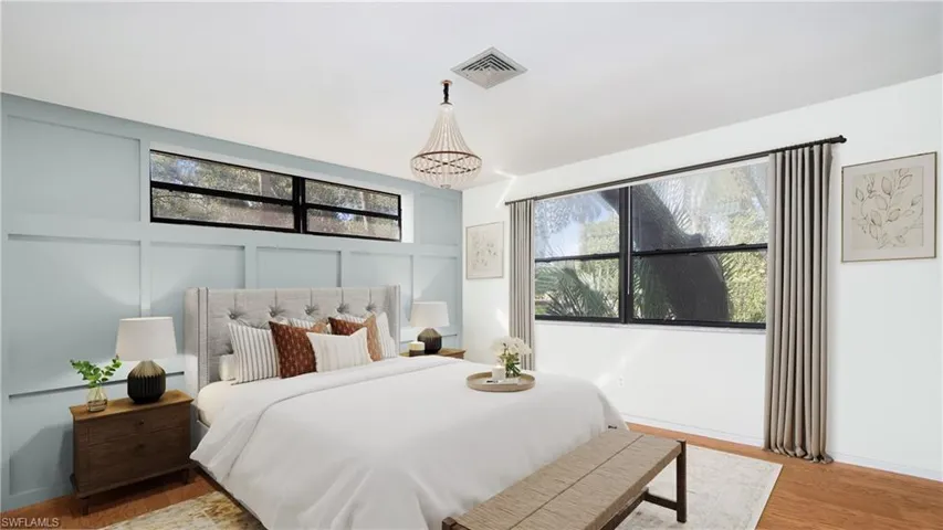 Photo includes virtual staging to showcase the possibility of the primary bedroom.
