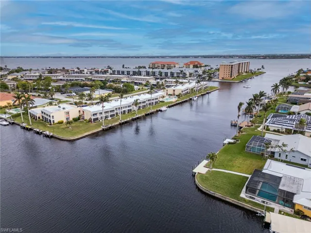 Straight out to the Caloosahatchee River.