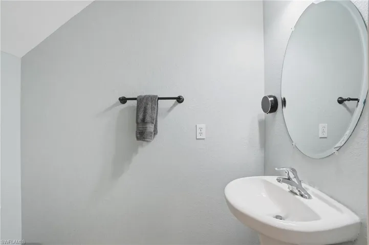 1/2 bath on lower level
