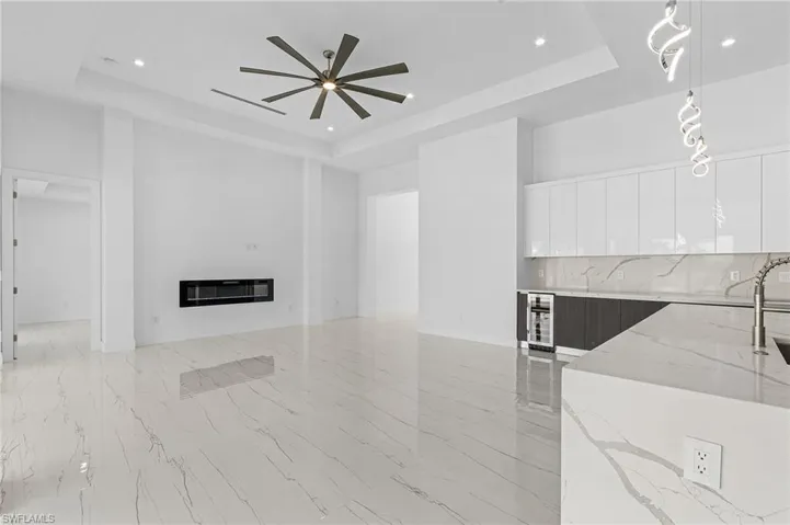 Living room unfurnished