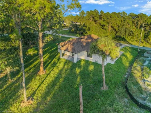 View from above of property