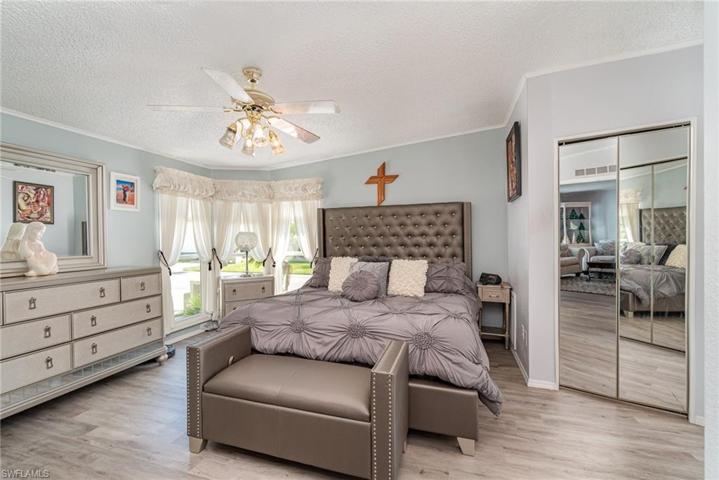 Exquisitely decorated primary bedroom