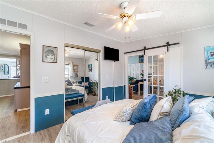 Guest bedroom 2 with entrance to the Lanai
