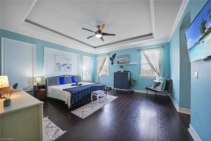 Spacious Main Bedroom featuring 2 WALK IN CLOSETS