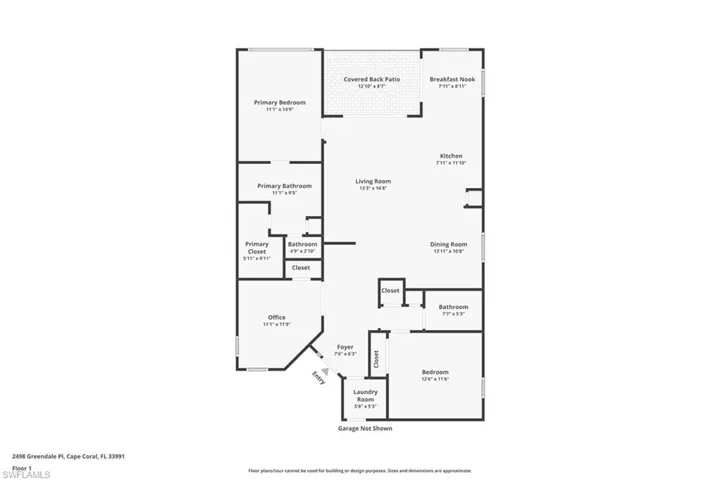 View of room layout