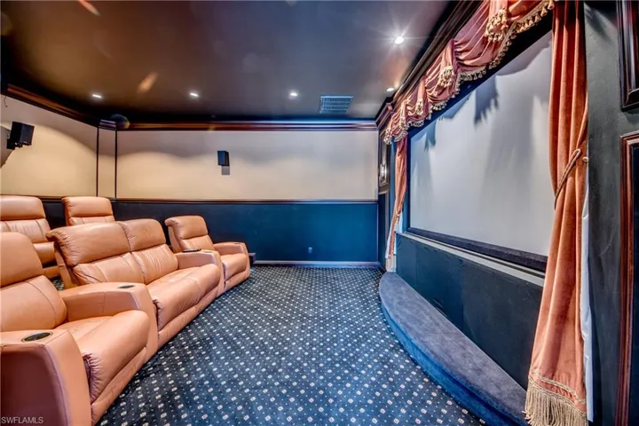 Home Theater W/Seating for Eight,  State of the Art Equipment & Soundproofing