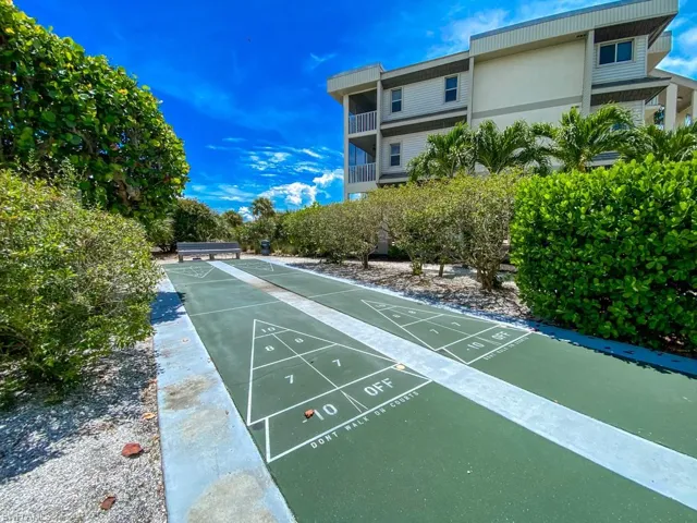 View of community with shuffleboard