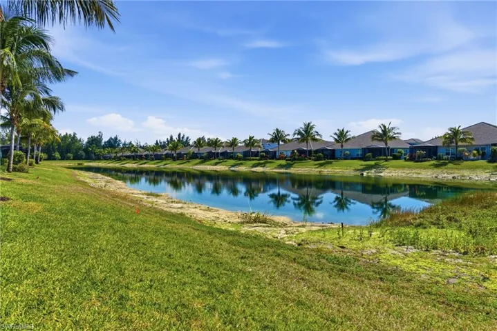 Water view behind home