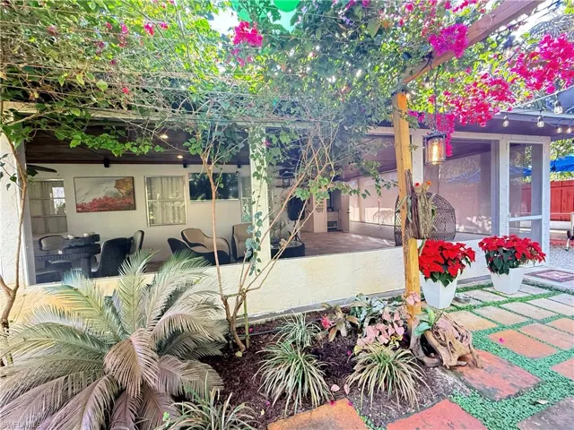 View of patio