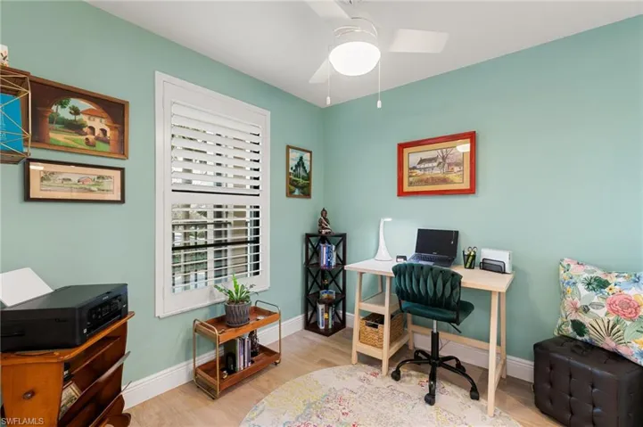 Breakfast room 8'1" by 8'2" being used as an office space