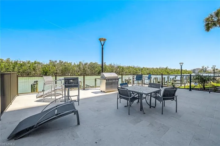 View of patio / terrace with outdoor dining area and grilling area