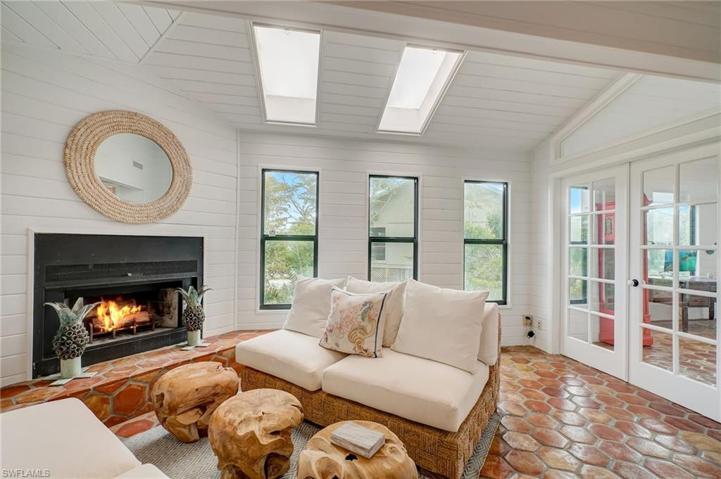 Family Room w/ Skylights