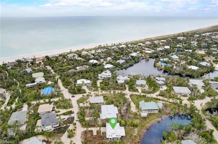 Aerial View Near Beach