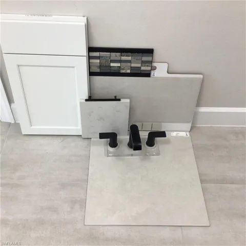 Interior details with tile flooring