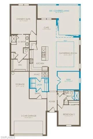 Floor plan with structurals