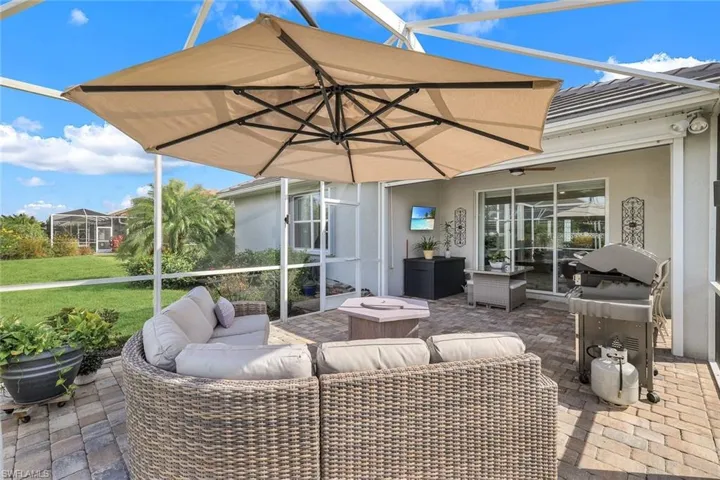 View of patio / terrace with an outdoor hangout area