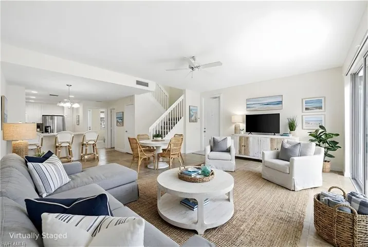 Virtually Staged Living/Dining/Great Room