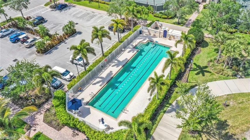 Half-olympic size lap pool