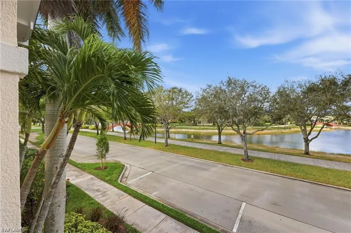 View of home's community featuring a water view