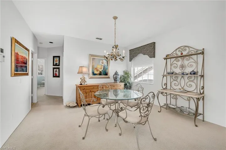 Spacious "formal" dining area.