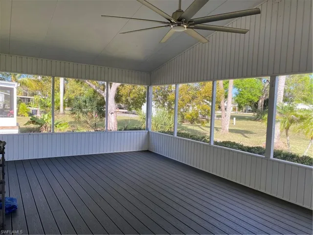 With Composite wood floor