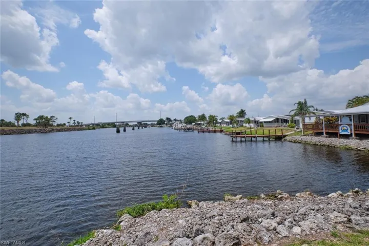 Waterway with Clubhouse with Dock