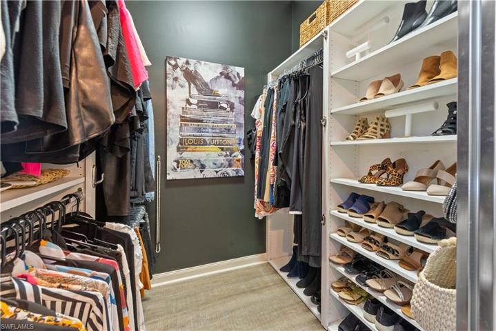 One Of The Three Walk-In Closets In The Master Bedroom!
