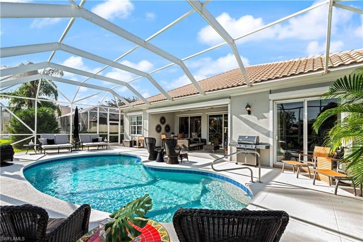 The Lakeside Screened Lanai Has A Large Area For Entertaining (Fun In The Sun), Swimming, And Grilling! There Is A Covered Area To Relax And Enjoy The View! New Roll Down Shutters Have Been Installed For Storm Security!