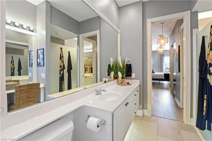 There Are Two Master Bathrooms In The Master Bedroom (His & Hers)! This Is Her Side With A Garden Soaking Tub And Separate Make-Up Vanity!