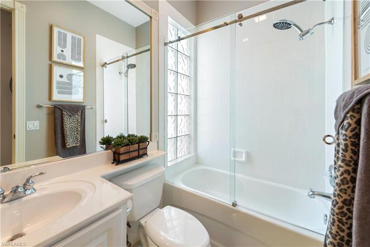 Bathroom #4 Has A Glass Barn Door Shower Enclosure!