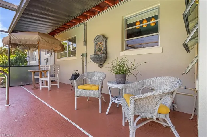 View of patio
