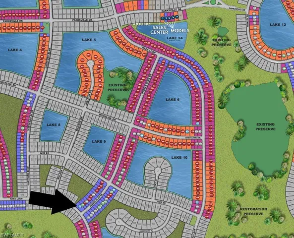 Site map: lot 771