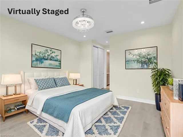 1st Floor Master BR Staged