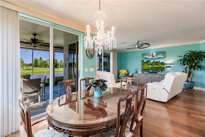 DINING AREA AND GREAT ROOM